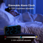 Réveil Loud pour Dormeurs Lourds, Horloge Numérique avec Double Alarme, Veilleuse, Grand Écran, Snooze Réveil Loud pour Dormeurs Lourds, Horloge Numérique avec Double Alarme, Veilleuse, Grand Écran, Snooze