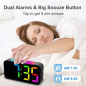 Réveil Loud pour Dormeurs Lourds, Horloge Numérique avec Double Alarme, Veilleuse, Grand Écran, Snooze Réveil Loud pour Dormeurs Lourds, Horloge Numérique avec Double Alarme, Veilleuse, Grand Écran, Snooze
