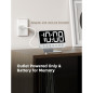 Digital Alarm Clock for Bedroom - Large Bold Numbers, 5 Brightness Levels, 5 Alarms, 8 Night Lights - Silver Digital Alarm Clock for Bedroom - Large Bold Numbers, 5 Brightness Levels, 5 Alarms, 8 Night Lights - Silver