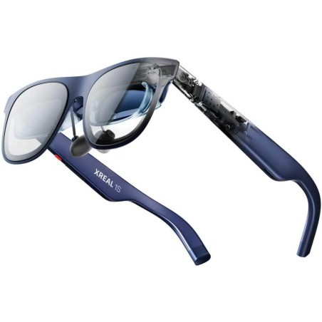 XREAL 1S Lunettes AR, écran virtuel 500, 52° FOV, 3DoF natif, mode 3D, puce X1, USB-C Compatible iPhone & Switch