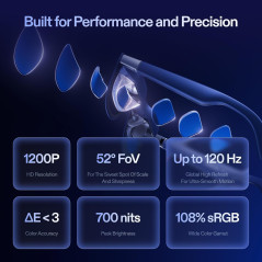 XREAL 1S : Lunettes AR 500 avec 52° FOV & Puce X1
