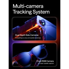 VITURE Luma Ultra AR/XR Lunettes 152'' 6DoF, Gestes Main, 52° FOV, 1500 Nits, 2D-3D en Temps Réel