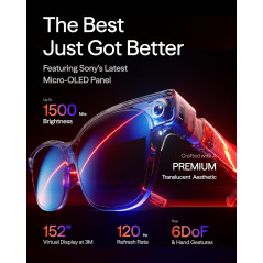 VITURE Luma Ultra AR/XR : Lunettes 152'', 6DoF, 3D en temps réel
