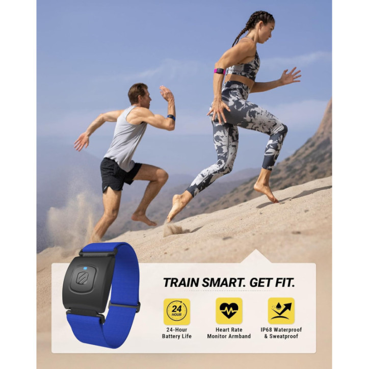 Scosche Rhythm+ 2.0 Moniteur de Fréquence Cardiaque Bluetooth ANT+ Étanche IP68 Autonomie 24h Scosche Rhythm+ 2.0 Moniteur de Fréquence Cardiaque Bluetooth ANT+ Étanche IP68 Autonomie 24h