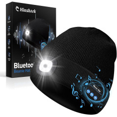 LED Bluetooth Beanie Hat - Cool Valentines & Birthday Gift for Men Dad