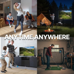PHIGOLF Home Golf Simulator – Motion Sensor, 38,000+ Courses, App Ready