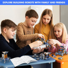 Robots Solaires STEM 13-en-1 pour Enfants 8-12 ans