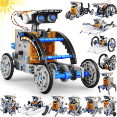 Robots Solaires STEM 13-en-1 pour Enfants 8-12 ans