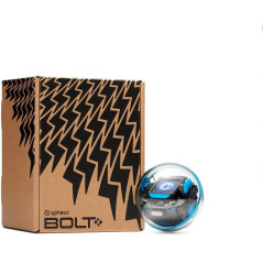 Sphero Bolt+ Robot Éducatif Programmable avec Écran LCD Animé, Recharge Qi, Étanche – Dès 8 ans
