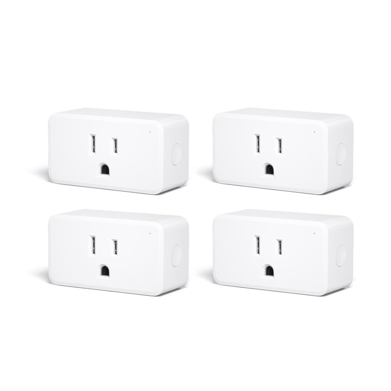 Prise Intelligente ZigBee 4 Pack avec Monitoring Énergie en Temps Réel