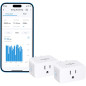TP-Link Tapo P115 Mini Prise Intelligente Wi-Fi, Surveillance Énergie, Alexa & Google, Timer, 15A, Lot de 2 TP-Link Tapo P115 Mini Prise Intelligente Wi-Fi, Surveillance Énergie, Alexa & Google, Timer, 15A, Lot de 2