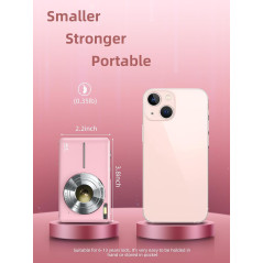 Appareil Photo Numérique FHD 1080P Rose avec Zoom 16X & 32Go