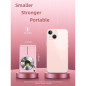 Appareil Photo Numérique FHD 1080P Compact Rose avec Zoom 16X, Anti-Tremblement et Carte 32Go pour Enfants