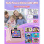 Appareil photo instantané pour enfants 1080P, imprimante photos, cadeau portable rose 3-12 ans