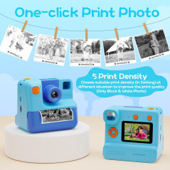 Appareil Photo Enfants Instantané + Carte 32G - Cadeau Noël