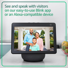 Blink Video Doorbell Noir – HD Intégrale, 2 Ans Batterie, Installation Facile