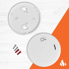 Détecteur de fumée First Alert SM210, batterie scellée 10 ans, design mince, pack de 1
