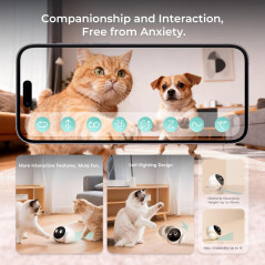 Magic S1 1080P Indoor Security Robot Camera with App & Night Vision