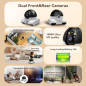 DreamBee 1080P Dual Lens Indoor Security Robot Camera on Wheels with 2-Way Talk, Night Vision & App Control DreamBee 1080P Dual Lens Indoor Security Robot Camera on Wheels with 2-Way Talk, Night Vision & App Control