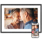 Cadre Photo Numérique 10.1'' Frameo Wifi 32GB HD 1280x800 Tactile, Mural, Rotation Auto, Cadeau Idéal Femme/Maman