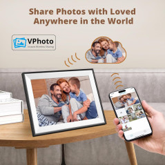 Cadre photo numérique Dragon Touch 10.1 HD IPS WIFI, tactile