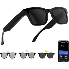 AI Smart Glasses with Color-Change Lenses & 160+ Language Translator