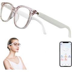 Lunettes Intelligentes Femmes Traduction AI Bluetooth 165+ langues
