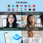 Smart Glasses for Women - AI Bluetooth Translator, 165+ Languages, Real-Time, Blue Light Filtering Lenses, Open Ear Smart Glasses for Women - AI Bluetooth Translator, 165+ Languages, Real-Time, Blue Light Filtering Lenses, Open Ear