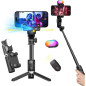 Stabilisateur AOCHUAN 4-en-1 pour smartphone, rotation 360°, suivi visage, télécommande sans fil - M1 Pro Noir Stabilisateur AOCHUAN 4-en-1 pour smartphone, rotation 360°, suivi visage, télécommande sans fil - M1 Pro Noir