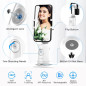 Auto Tracking Phone Holder & Tripod - 360° Smart Face & Object Tracking Selfie Stick for Vlog & Live(White) Auto Tracking Phone Holder & Tripod - 360° Smart Face & Object Tracking Selfie Stick for Vlog & Live(White)