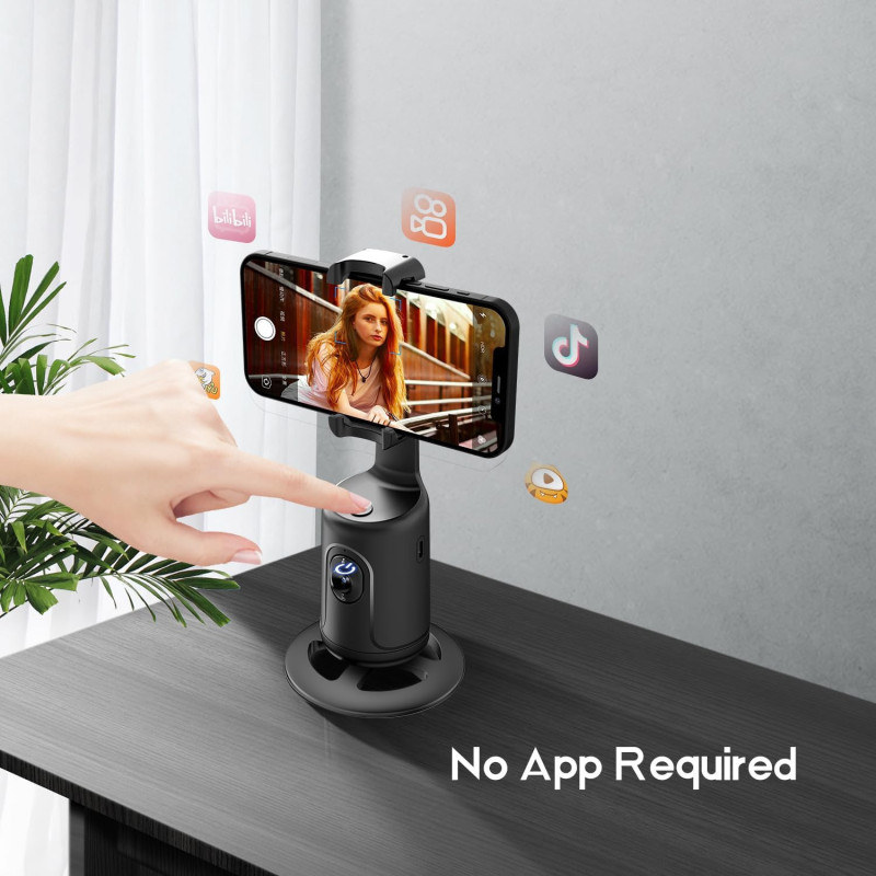 Support Téléphone 360° GREEN HOUSE Auto Face Tracking & Stabilisateur