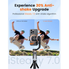 Stabilisateur Hohem iSteady V2S 3-Axes pour Smartphone, AI