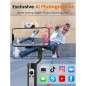 Stabilisateur Hohem iSteady V2S 3-Axes pour Smartphone avec Suivi IA, Lumière, Portable et Pliable Stabilisateur Hohem iSteady V2S 3-Axes pour Smartphone avec Suivi IA, Lumière, Portable et Pliable