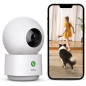 Caméra de Sécurité Intérieure 2K AosU, Surveillance Bébé/Animal 360°, Wi-Fi 2.4 GHz, Vision Nocturne IR, Alexa Caméra de Sécurité Intérieure 2K AosU, Surveillance Bébé/Animal 360°, Wi-Fi 2.4 GHz, Vision Nocturne IR, Alexa
