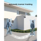 Caméra Solaire AOSU Extérieure Sans Fil 2K Vision Nuit Couleur Suivi Humain 360° Surveillance