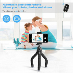 Trépied Ubeesize Portable avec Télécommande Sans Fil