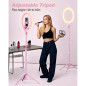 UBeesize 12 Pink Selfie Ring Light with 62 Tripod for Video Recording & Live Streaming - Phone, Camera, Webcam Compatible UBeesize 12 Pink Selfie Ring Light with 62 Tripod for Video Recording & Live Streaming - Phone, Camera, Webcam Compatible