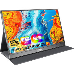 Écran Portable MNN 15,6 FHD USB-C HDMI Ultra-Slim Gaming