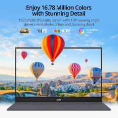 Écran Portable MNN 15,6 FHD USB-C HDMI Ultra-Slim Gaming