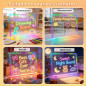 Tableau Lumineux LED 16, 8 Couleurs, 6 Modes, 13 Effets, 7 Marqueurs, Cahier de Traçage - Jouet Enfants 3+ Tableau Lumineux LED 16, 8 Couleurs, 6 Modes, 13 Effets, 7 Marqueurs, Cahier de Traçage - Jouet Enfants 3+