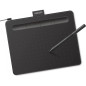 Tablette Graphique Wacom Intuos Small - 4 ExpressKeys, Logiciel Inclus, Compatible Chromebook/Mac/Win/Android, Noir