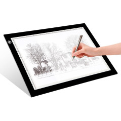 LitEnergy A4 LED Tracing Light Box – Adjustable USB Powered Trace Pad