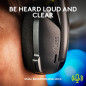 Logitech G435 Wireless Gaming Headset - Lightweight, Bluetooth & Lightspeed, 18h Battery, Dolby Atmos, Black Logitech G435 Wireless Gaming Headset - Lightweight, Bluetooth & Lightspeed, 18h Battery, Dolby Atmos, Black