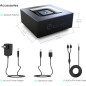 Esinkin Bluetooth Audio Adapter for Wireless Music Streaming, Compatible with Smartphones, Tablets & Home Stereo Systems Esinkin Bluetooth Audio Adapter for Wireless Music Streaming, Compatible with Smartphones, Tablets & Home Stereo Systems