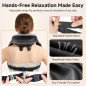 Masseur 6D pour cou et épaules, sommeil profond, shiatsu, chauffant, sans fil, soulagement douleurs, cadeau femme homme