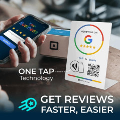 Support Carte de Visite NFC | Boost Avis Google & Référencement