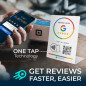 Google Review Tap Card Stand – NFC QR Code for Fast Reviews, Boost Google Rank | Digital Card, iPhone & Android Compatible Google Review Tap Card Stand – NFC QR Code for Fast Reviews, Boost Google Rank | Digital Card, iPhone & Android Compatible