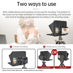Téléprompteur LENSGO Portable 7.9'' pour iPad Smartphone DSLR