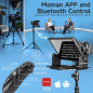 Moman 12 Metal Teleprompter for iPad/Tablets with APP Remote Control for DSLR, Camcorder, Smartphone Moman 12 Metal Teleprompter for iPad/Tablets with APP Remote Control for DSLR, Camcorder, Smartphone