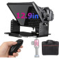 Moman Teleprompter Métal 12 avec télécommande APP pour iPad, DSLR, smartphone – Kit complet MT12 Moman Teleprompter Métal 12 avec télécommande APP pour iPad, DSLR, smartphone – Kit complet MT12